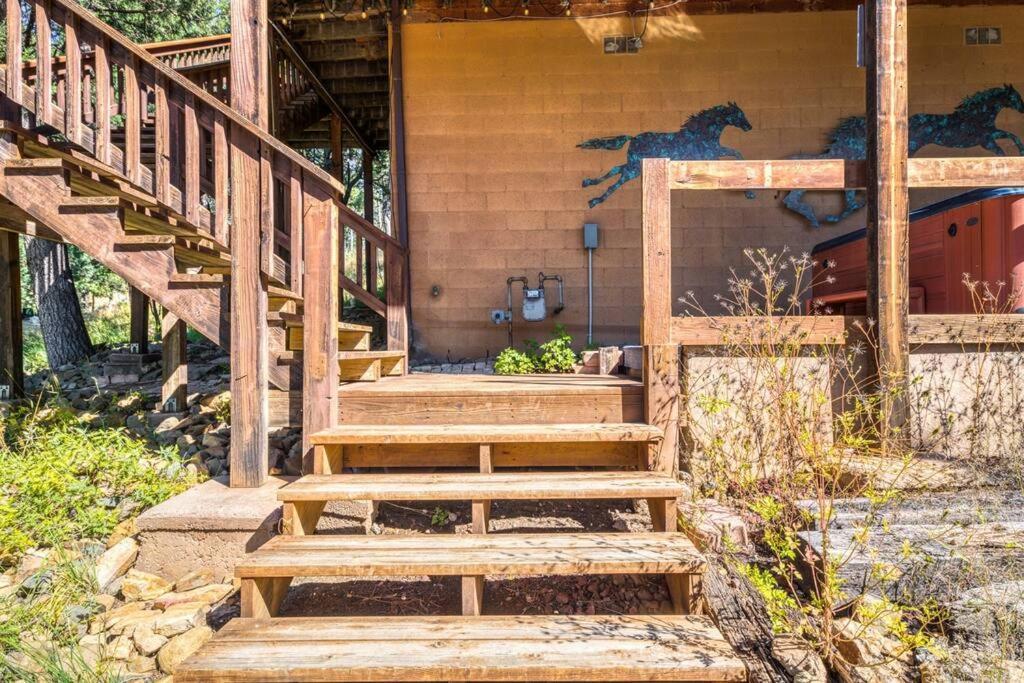 Perk Canyon Hidden Acres-Hot Tub-Gas Fireplace Ruidoso Exterior photo